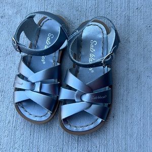 Silver salt water sandles